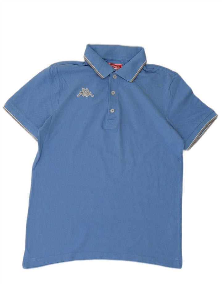 Camisa polo masculina KAPPA algodão azul médio