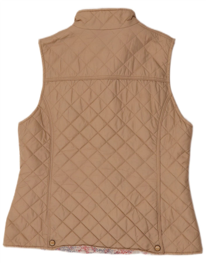 Colete acolchoado feminino Jack Murphy Reino Unido 16 grande nylon bege