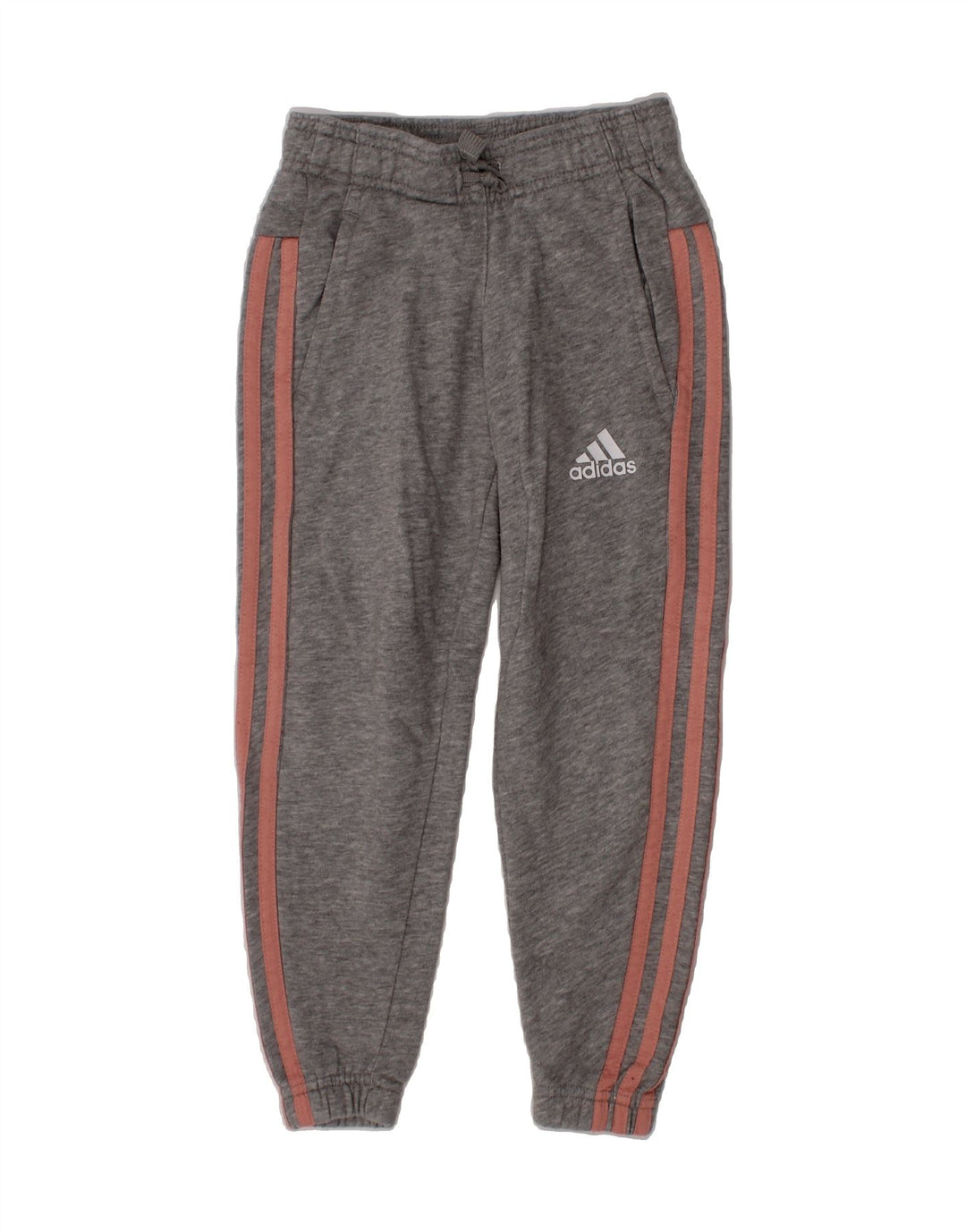 ADIDAS Girls Tracksuit Trousers Joggers 4-5 Years  Grey Vintage Adidas and Second-Hand Adidas from Messina Hembry 
