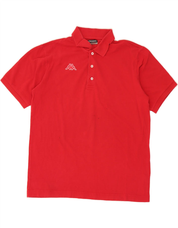 KAPPA Mens Polo Shirt XL Red Cotton Vintage Kappa and Second-Hand Kappa from Messina Hembry 