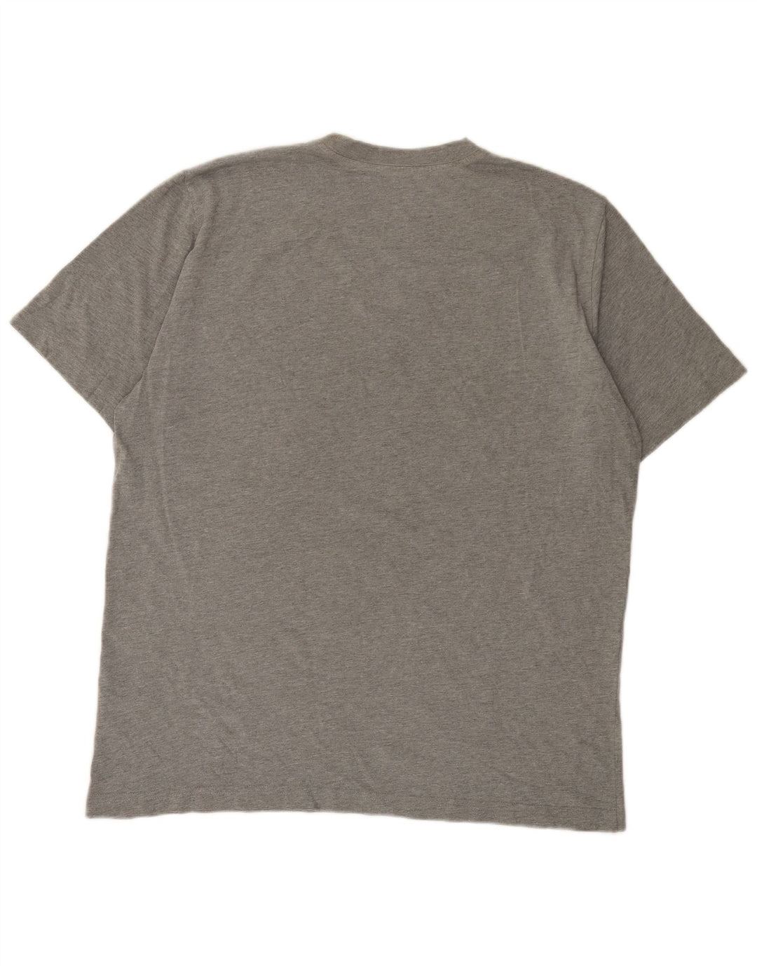 Camiseta Nike masculina gráfica Top XL cinza manchado de algodão