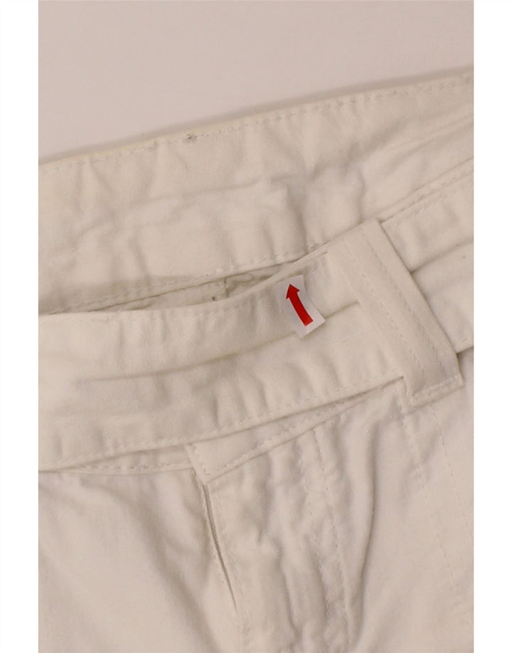 LEE Womens Avalon Straight Casual Trousers W28 L31 White Cotton Vintage Lee and Second-Hand Lee from Messina Hembry 