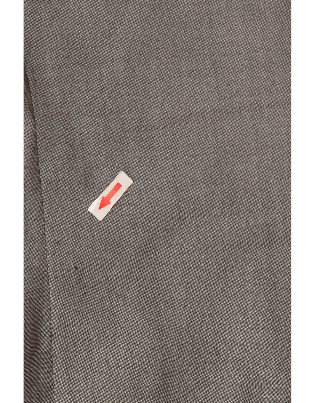 Jaqueta blazer masculina Hugo Boss com 2 botões UE 46 pequena lã cinza