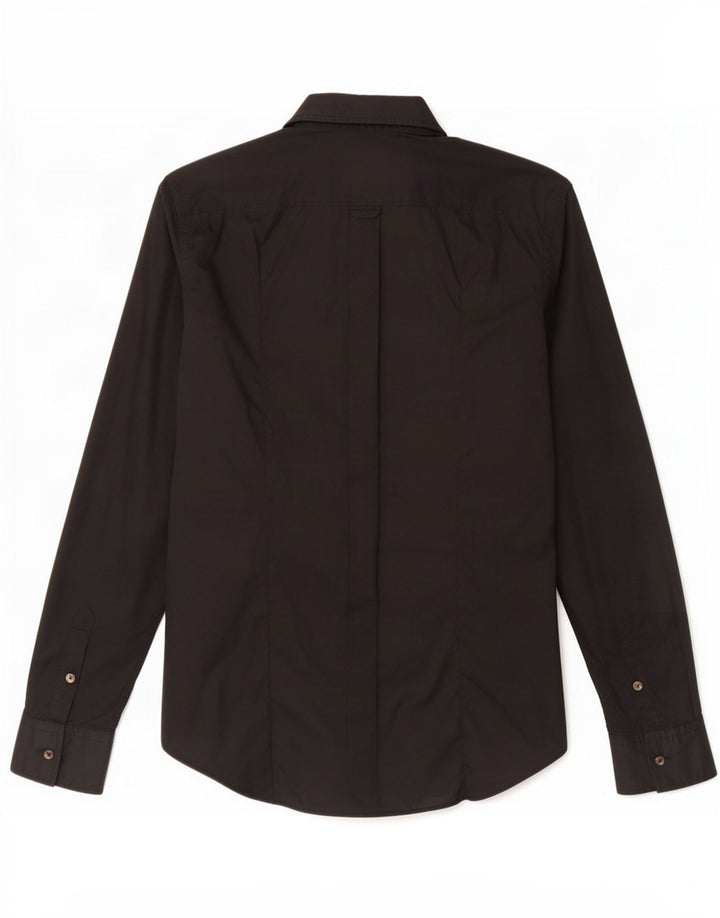 Dolce & Gabbana Camisa masculina IT 48 Algodão preto médio