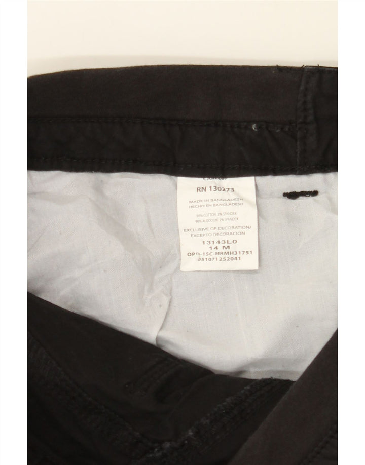 LEE Womens Cargo Capri Trousers US 14 XL W36 L20  Black Cotton Vintage Lee and Second-Hand Lee from Messina Hembry 