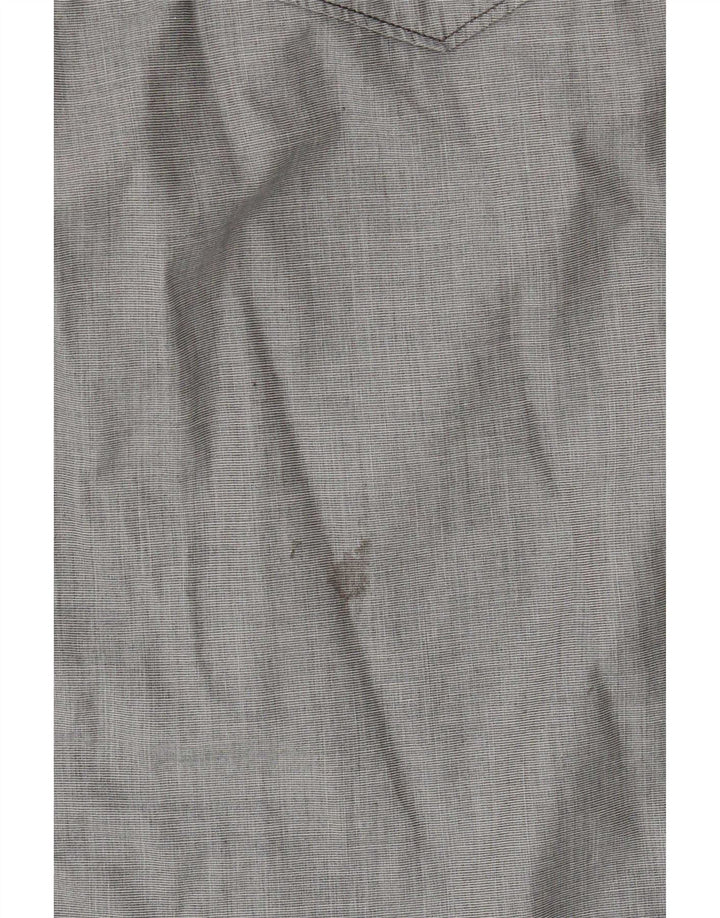 Camisa masculina G-Star gráfica de manga curta cinza médio algodão
