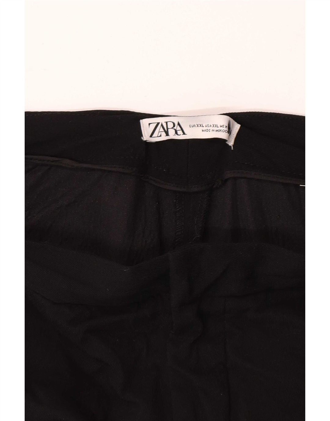 Zara Calça feminina casual bootcut 2XL W38 L32 preta