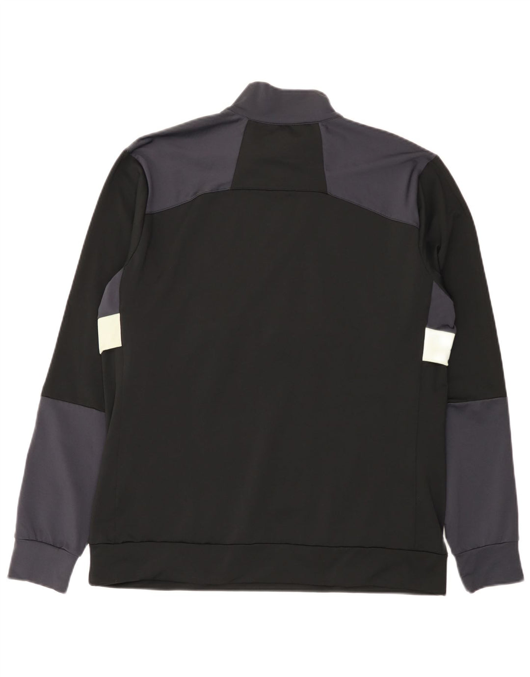 Moletom masculino Lyle & Scott com zíper e gola grande bloco colorido preto