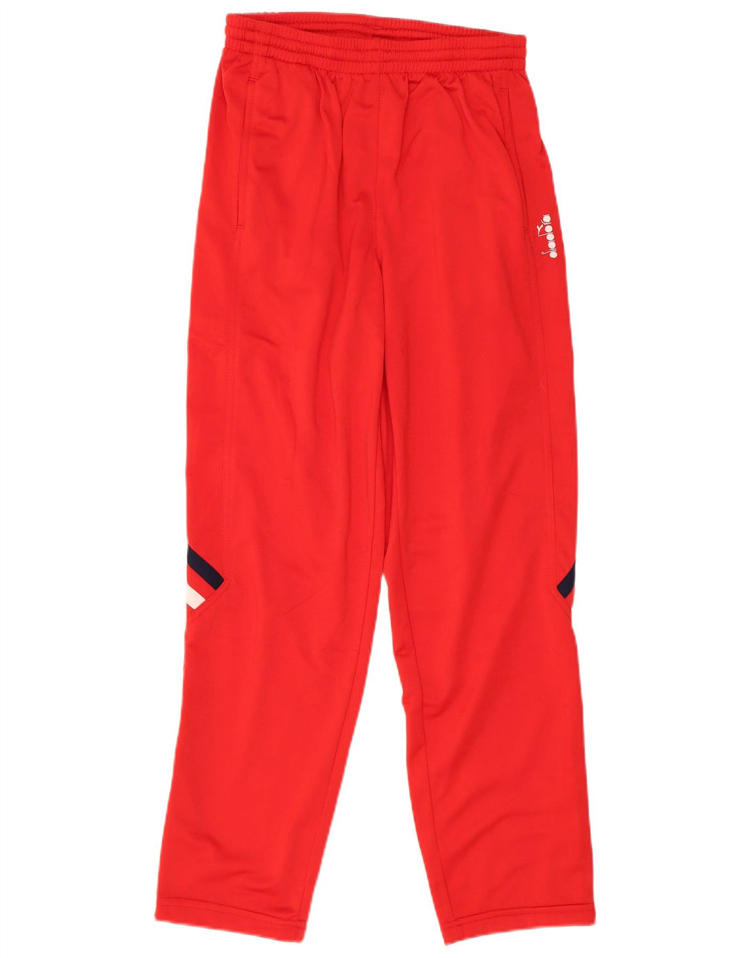 Calça de treino masculina Diadora UK 38 poliéster vermelho médio