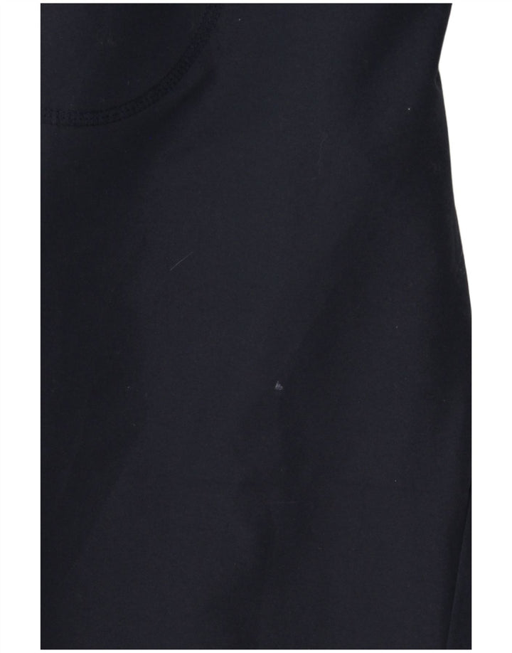 Calça de treino feminina Reebok Capri UK 18 XL azul marinho poliéster