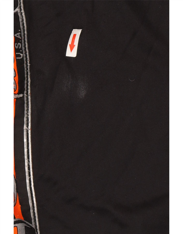 Calça esportiva masculina Champion com estampa gráfica média preta