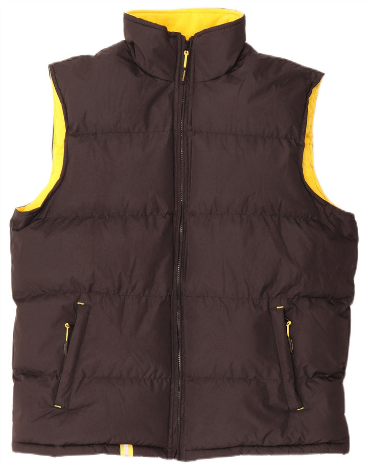 Roadsign Mens acolchoado Gilet UK 38 poliéster preto médio