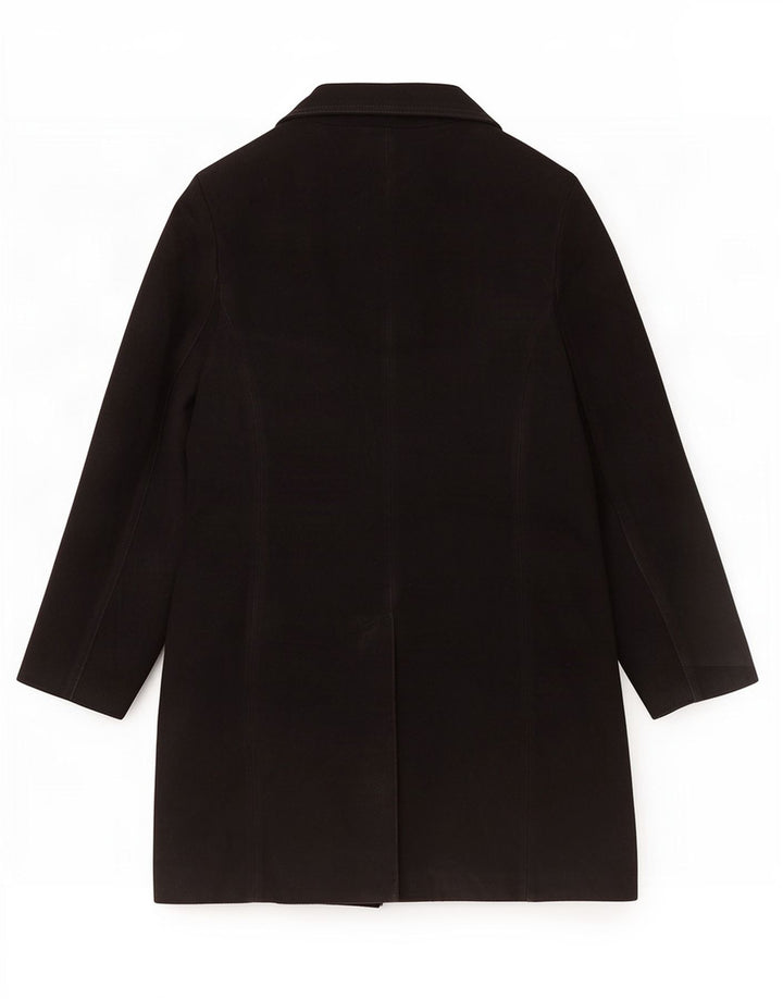 Sobretudo feminino Marks & Spencer UK 14 poliéster preto médio