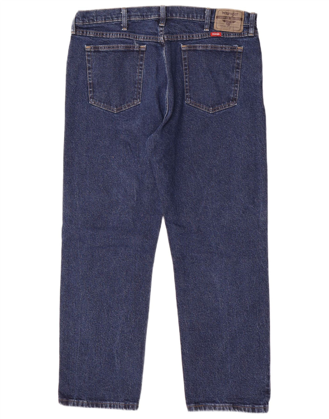 Wrangler Mens Straight Jeans W38 L29 Azul Algodão