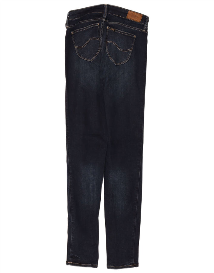 LEE Calça jeans feminina Scarlett Low Skinny W27 L33 azul marinho algodão