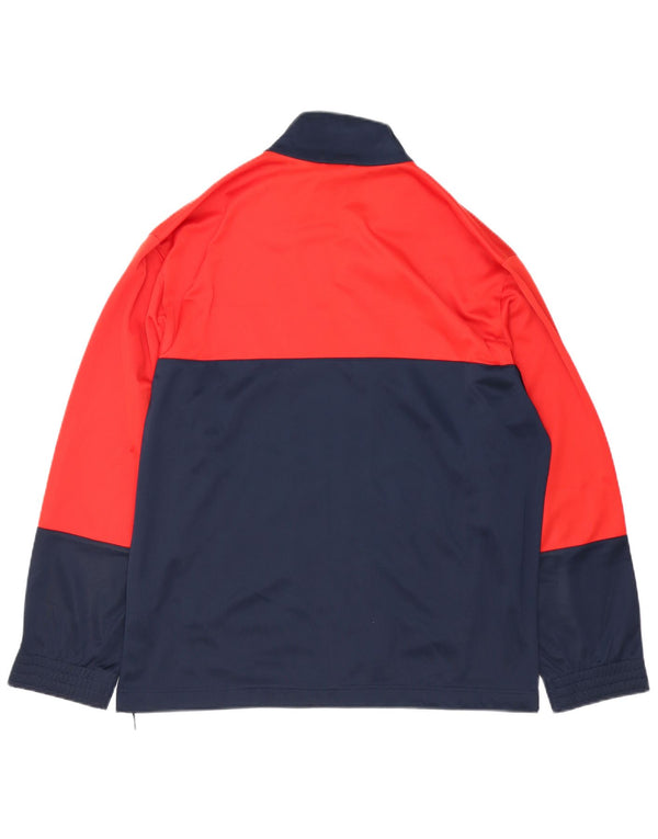 LOTTO Mens Treino Top Jaqueta Grande Azul Marinho Colourblock Poliéster