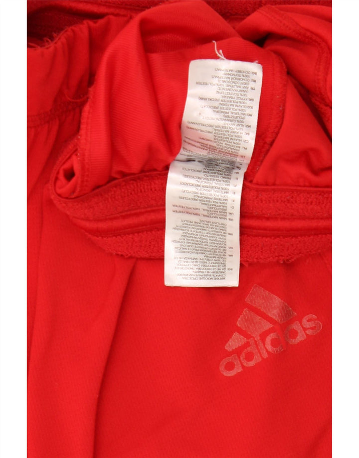 Adidas Mens Aeroready Sport Shorts Grande Poliéster Vermelho