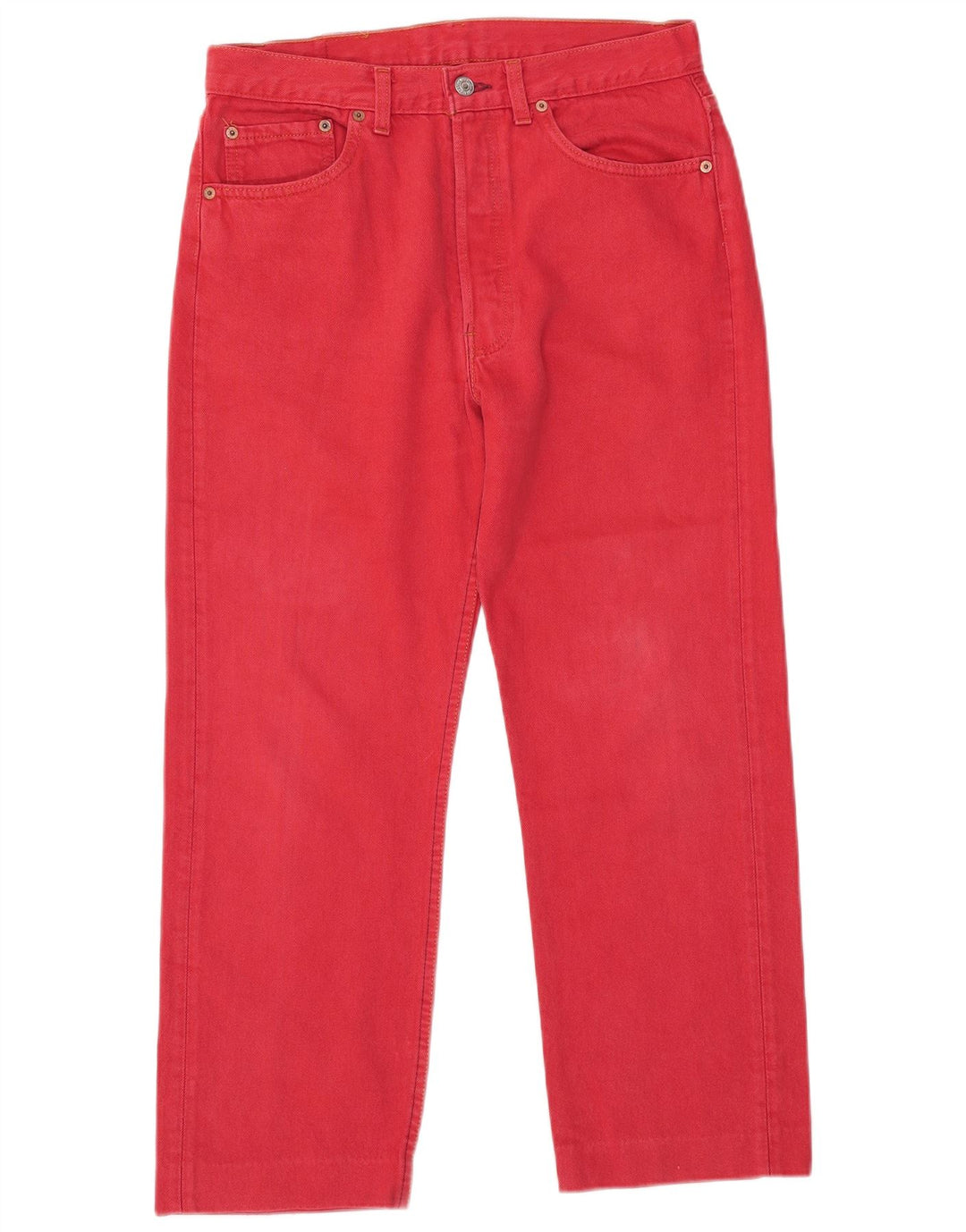 Jeans Levi's 501 Straight Masculino W33 L27 Vermelho