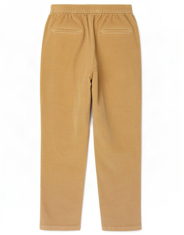 Calça masculina Benetton Crop Pegged Corduroy Grande W34 L25 Algodão Bege
