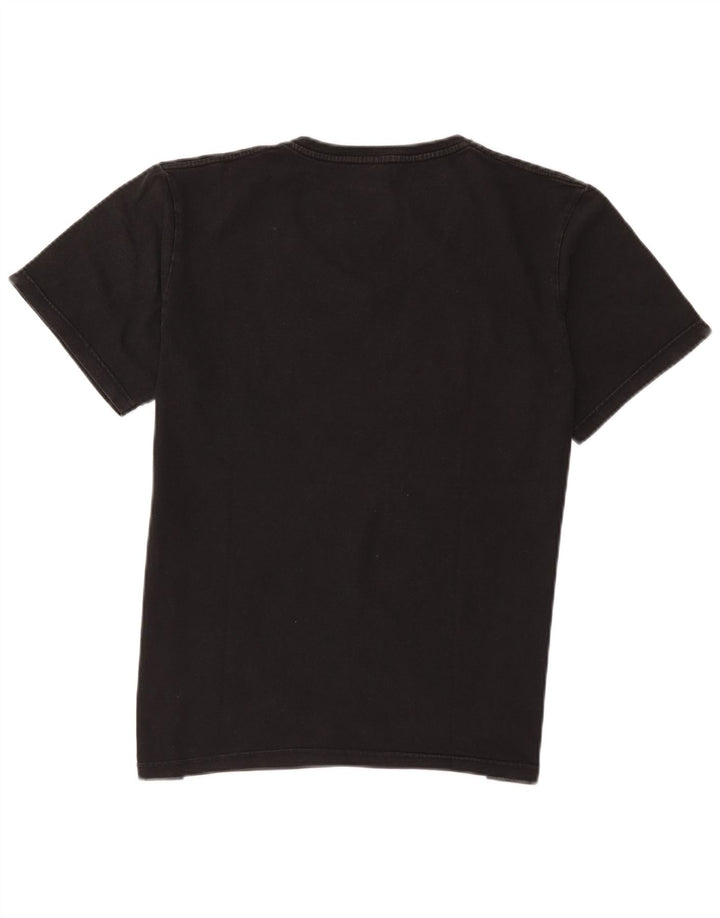 Camiseta masculina Paul Smith com estampa gráfica grande de algodão preto