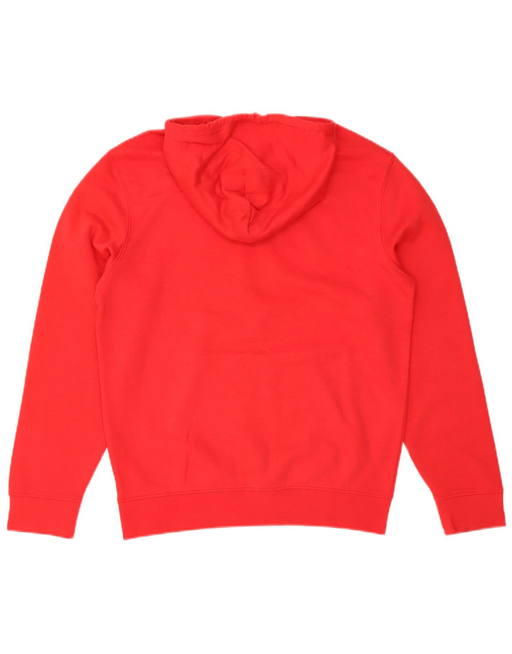 Jumper masculino com capuz gráfico Champion médio algodão listrado vermelho