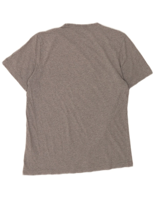 Camiseta Adidas Masculina Graphic Top Cinza Médio Algodão