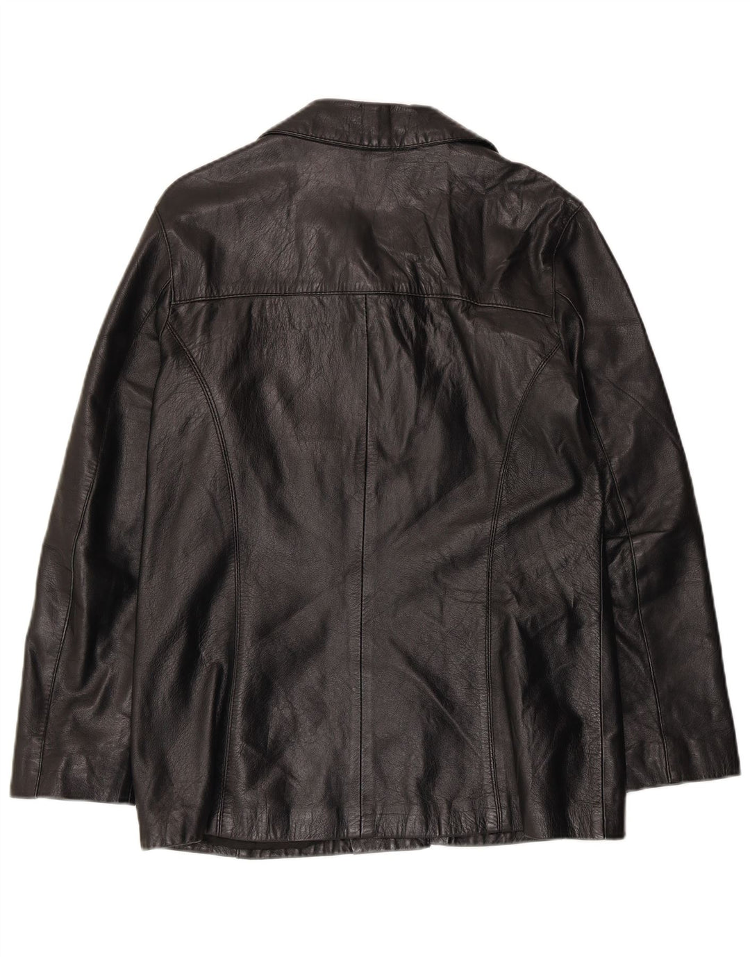 Jaqueta de couro feminina Planet IT 46 grande couro preto