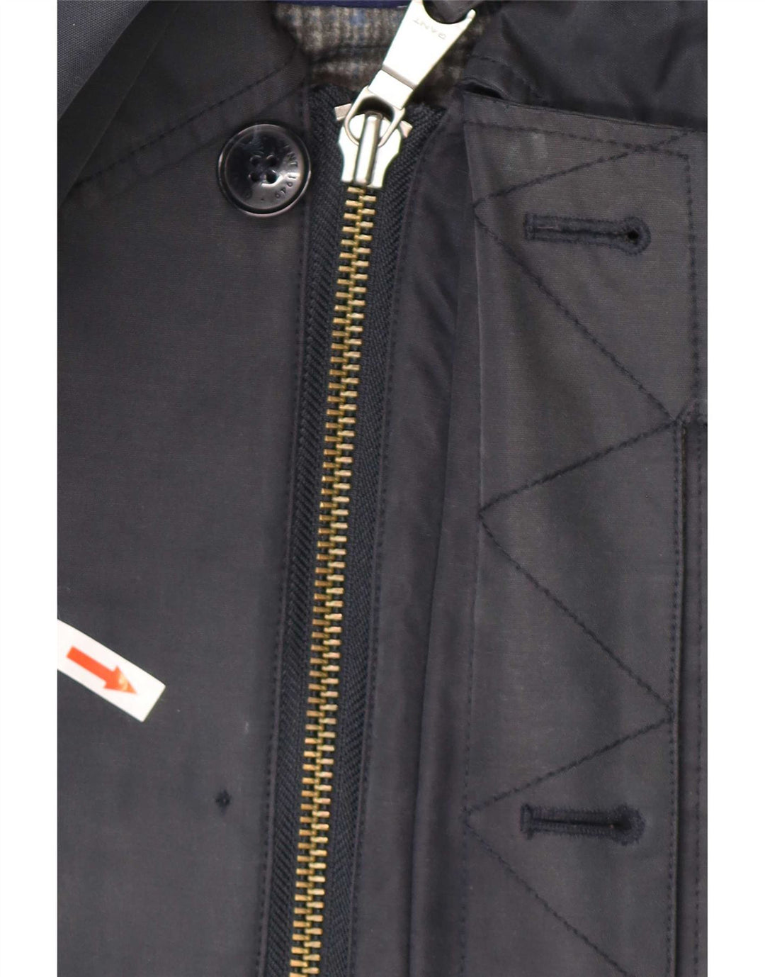 Sobretudo masculino Gant UK 38 azul marinho médio