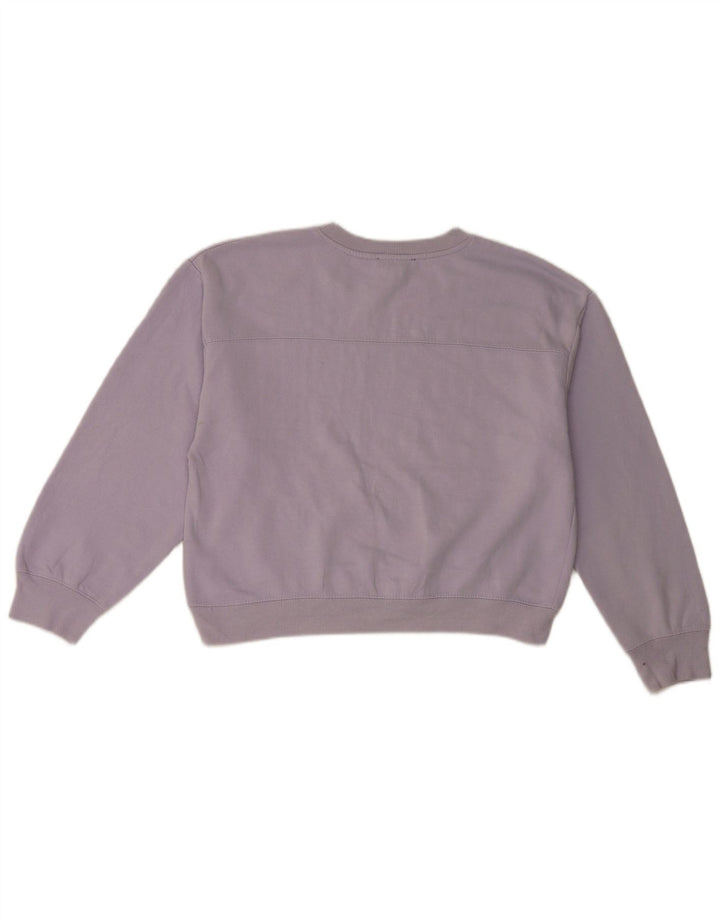 Zara moletom feminino jumper UK 16 grande roxo