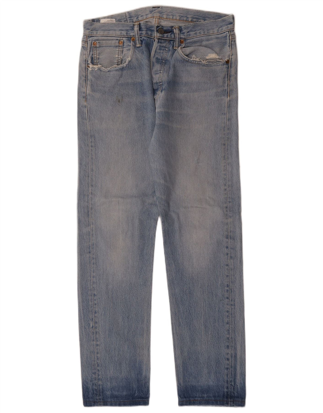 LEVI'S Masculino 501 CT Straight Jeans W30 L30 Azul Algodão