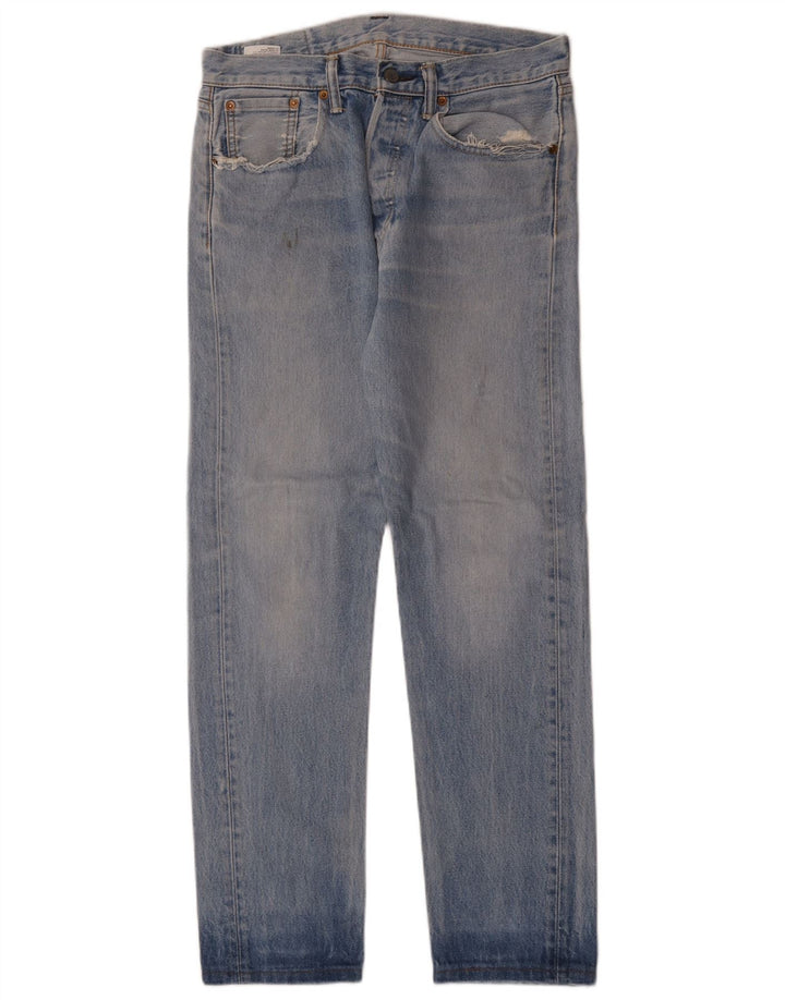 LEVI'S Masculino 501 CT Straight Jeans W30 L30 Azul Algodão