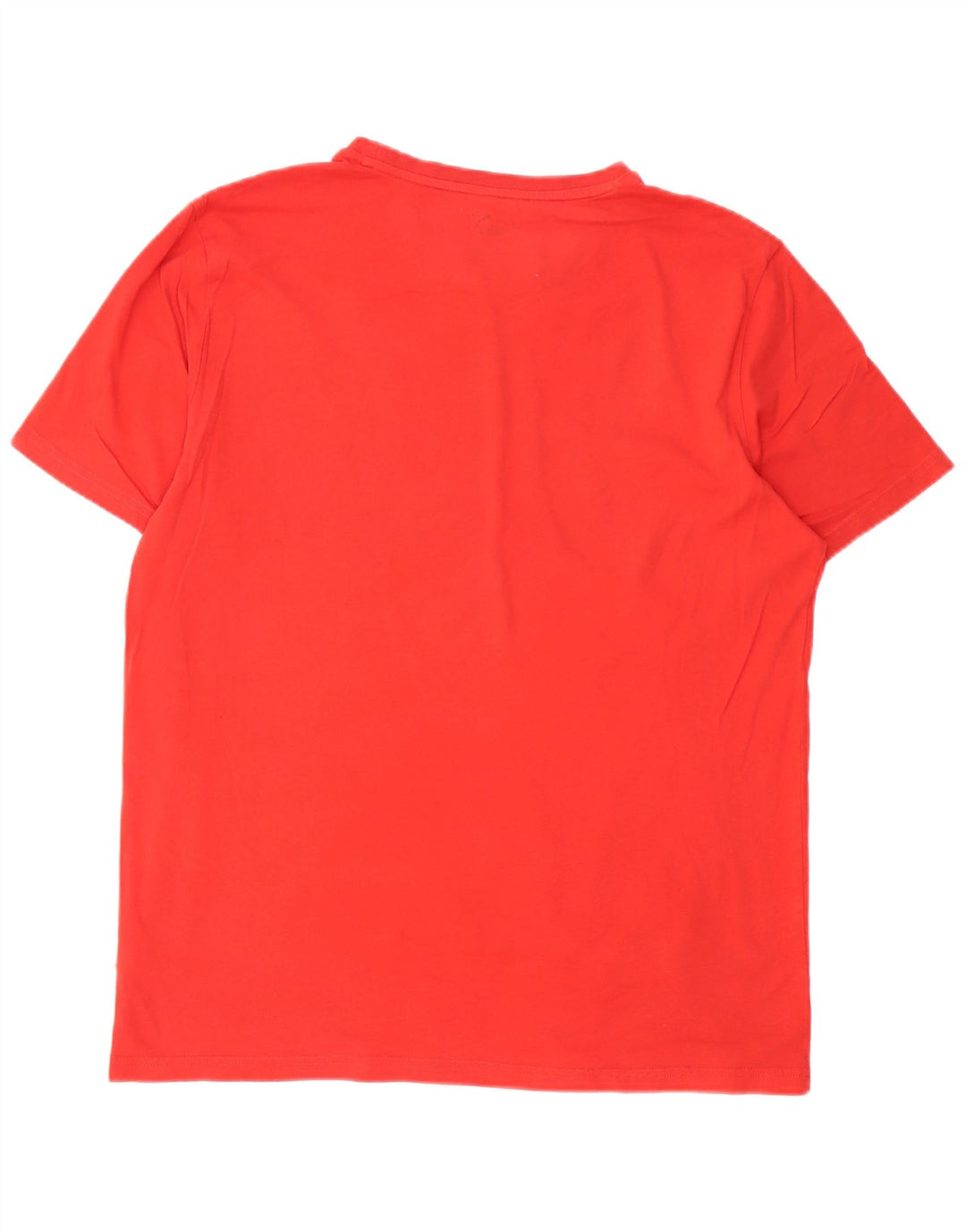 Puma Mens Graphic T-Shirt Top Grande Algodão Vermelho