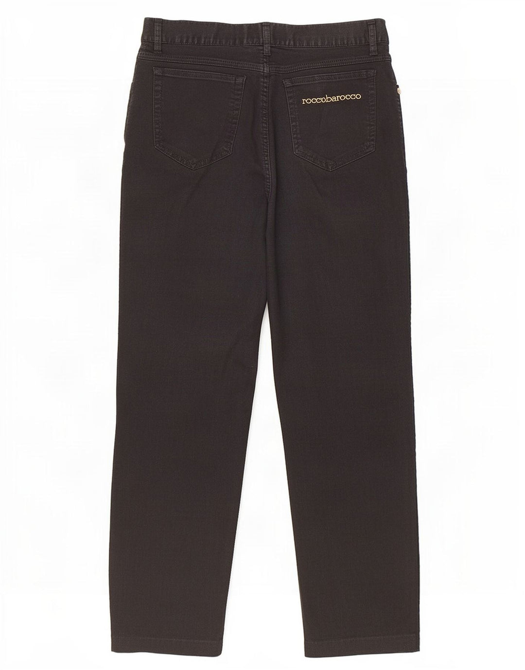 Calça cortada feminina Roccobarocco W38 L25 preta