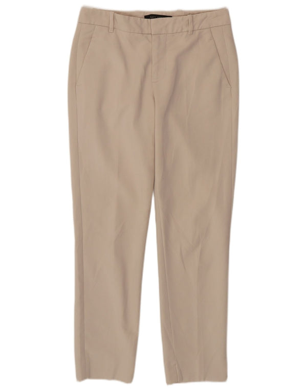 Zara Calça Chino Feminina Slim XS W24 L27 Bege