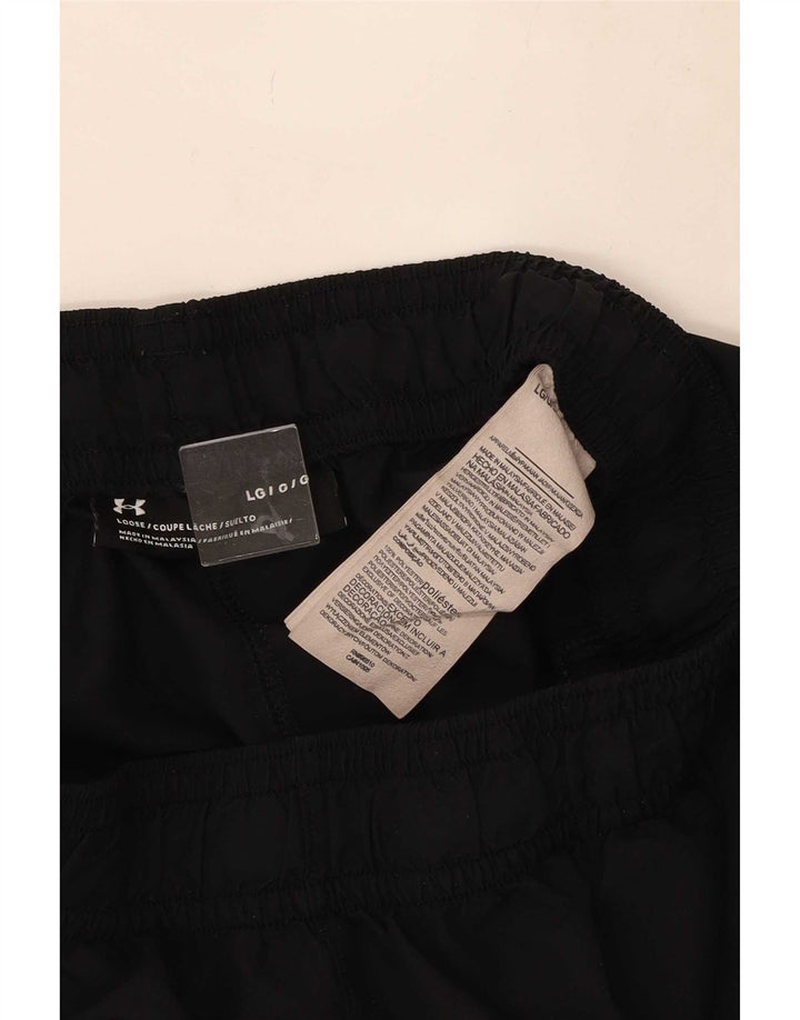 Under Armour Mens Graphic Sport Shorts Grande Poliéster Preto