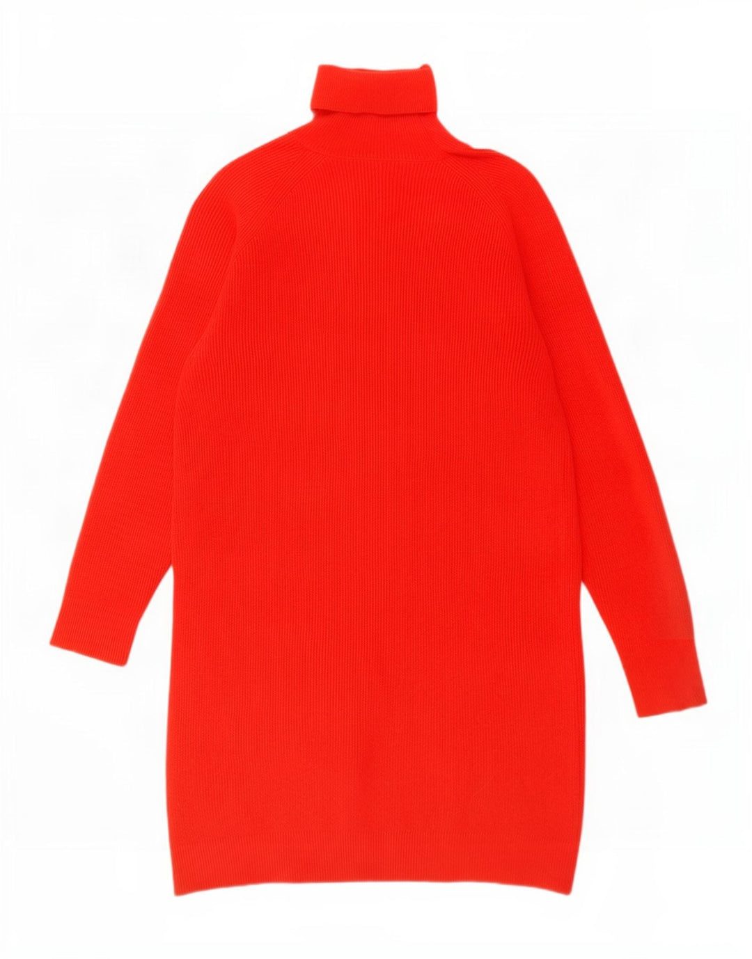 Vestido jumper feminino Massimo Dutti Reino Unido 14 lã vermelha média