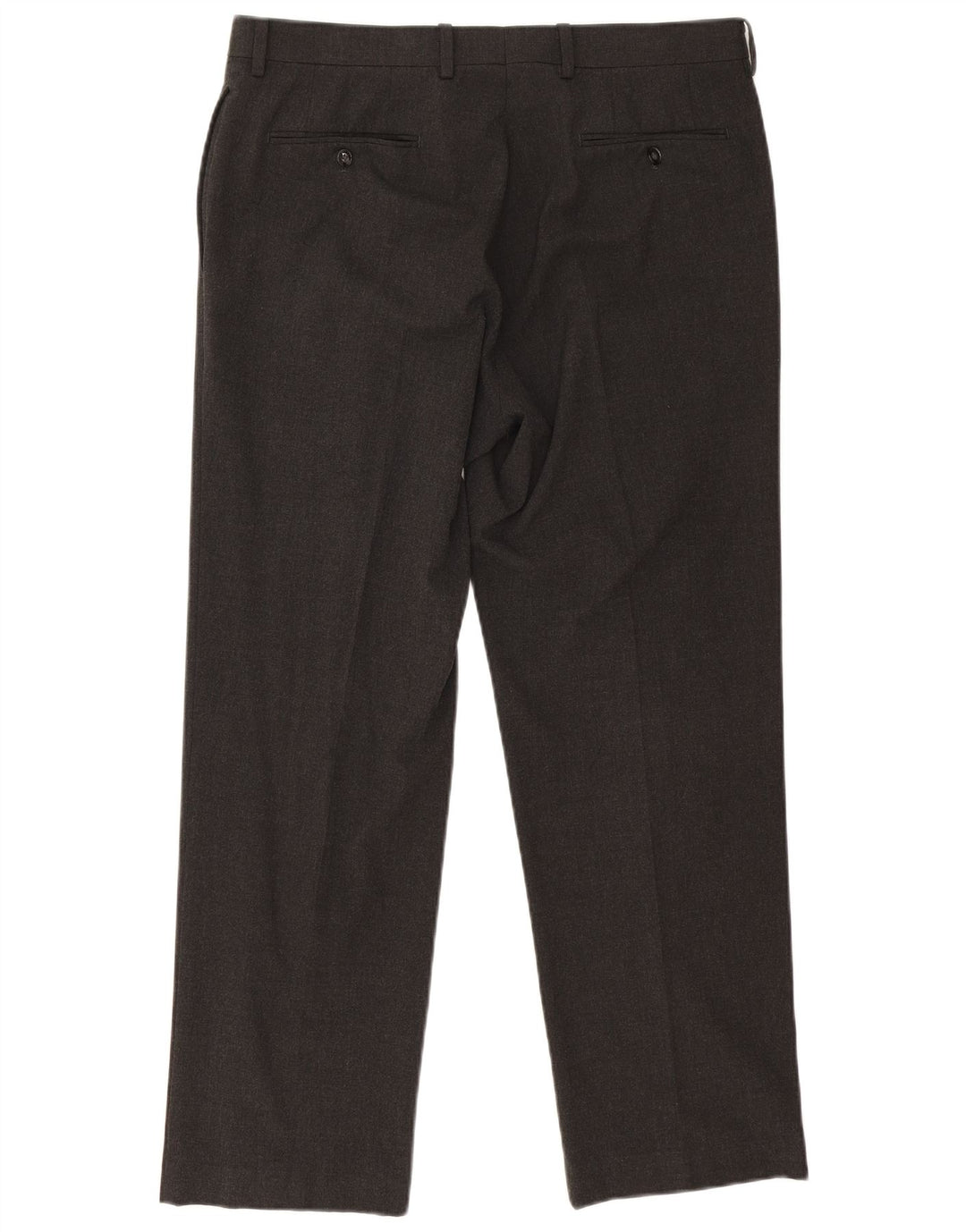 Calça masculina Calvin Klein Straight Suit W34 L29 cinza poliéster
