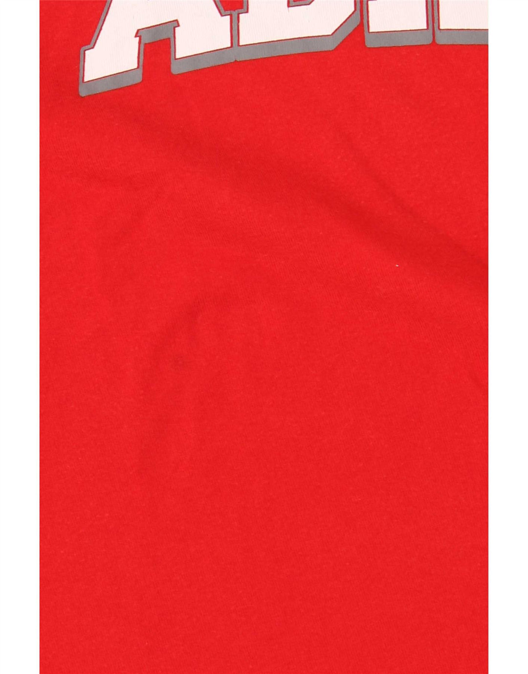 Adidas Mens Graphic T-Shirt Top Médio Algodão Vermelho