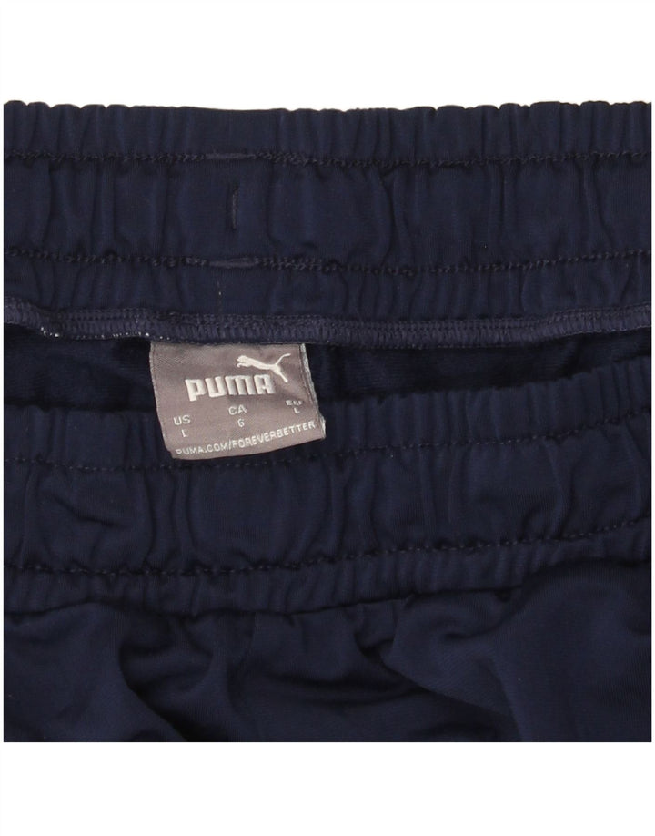 Calça de treino masculina PUMA Joggers grande azul marinho