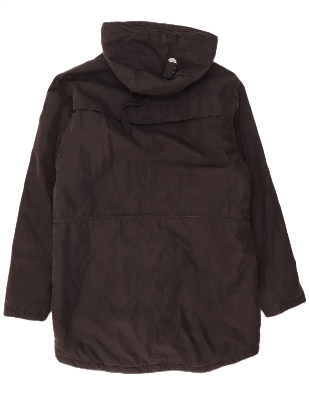 Jaqueta Parka masculina com capuz Bruno Banani UK 42 XL preta poliamida