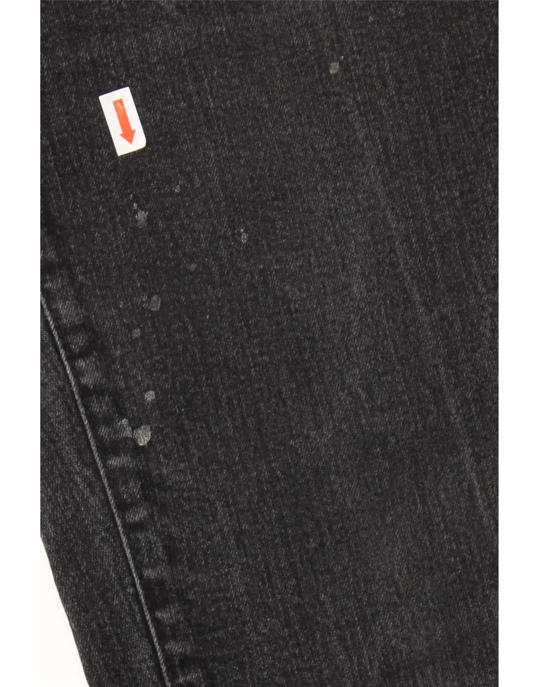 Jeans retos femininos TRUSSARDI W28 L32 algodão cinza