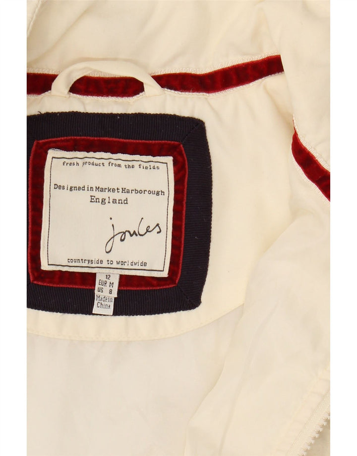 JOULES Womens Quilted Jacket UK 12 Medium Beige Polyester Vintage Joules and Second-Hand Joules from Messina Hembry 