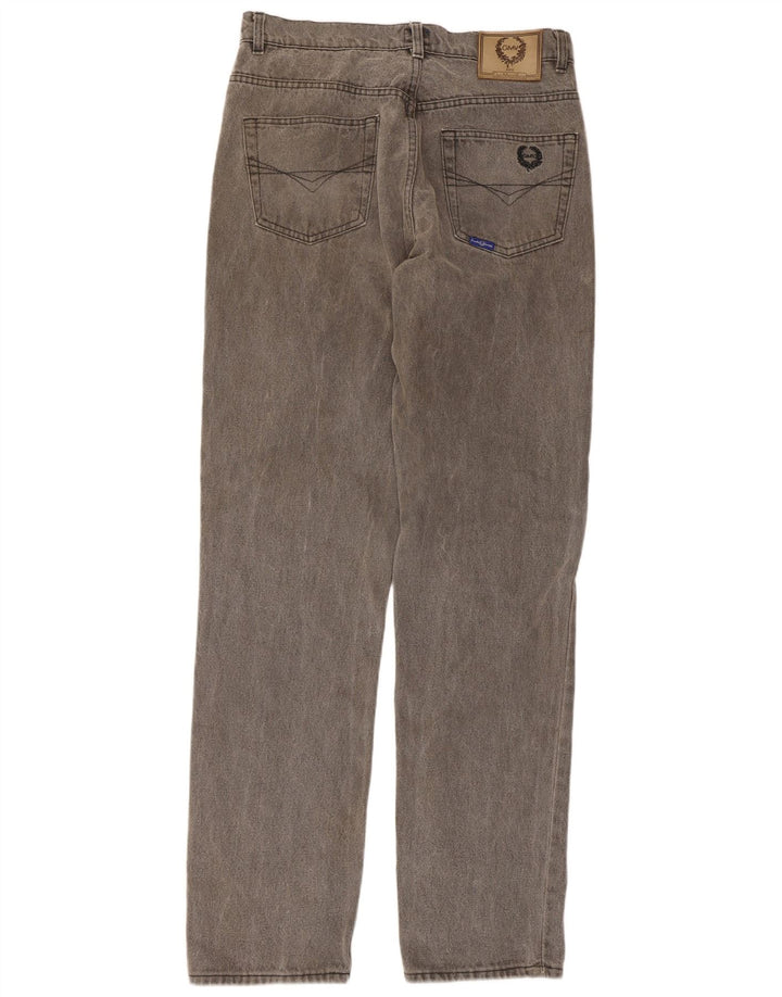 Calça jeans reta masculina Gianmarco Venturi W32 L34 algodão cinza
