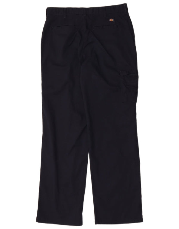 Calça cargo reta feminina Dickies W32 L32 azul marinho