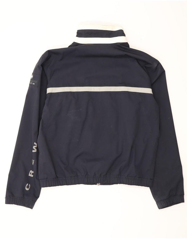 Jaqueta bomber masculina Murphy & Nye Sailmakers Reino Unido 44 2XL azul marinho bloco colorido