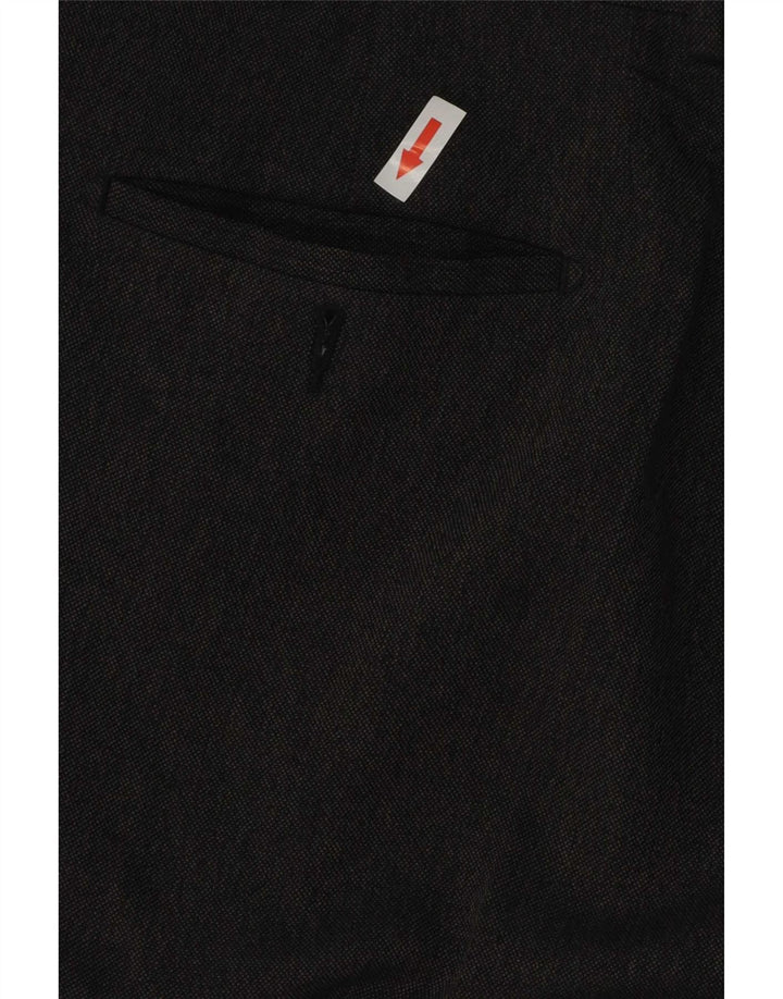 Calça masculina Marks & Spencer Pegged Suit W38 L29 poliéster cinza