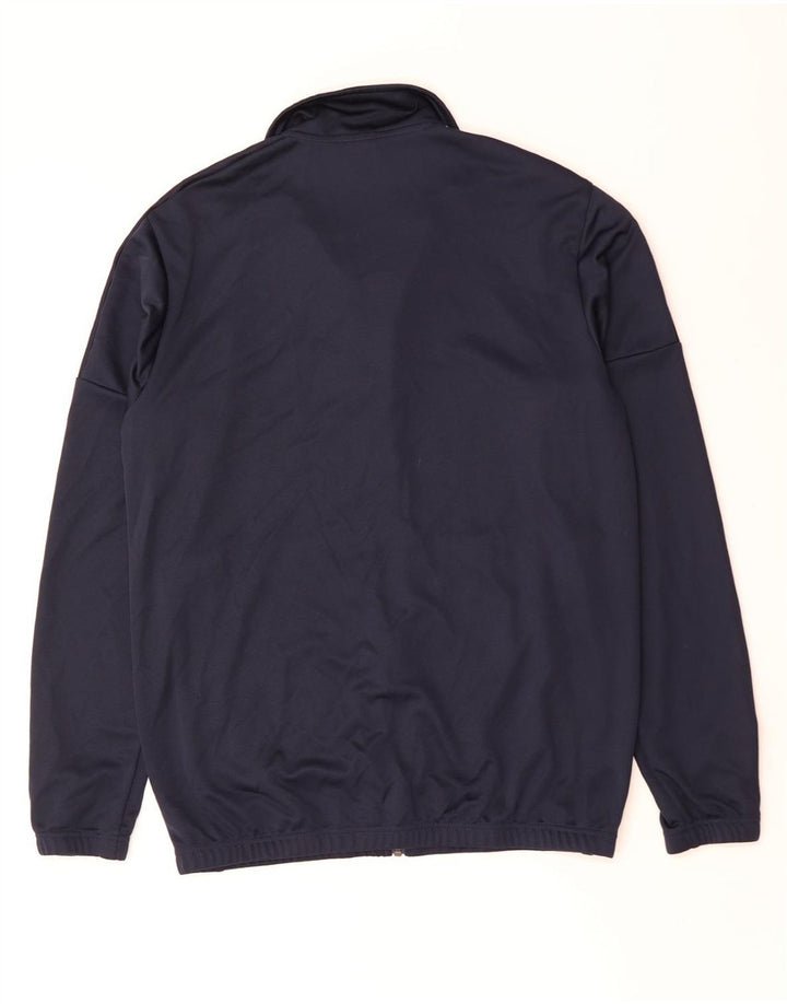 ADIDAS Mens Tracksuit Top Jacket Grande Poliéster Azul Marinho