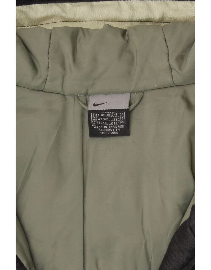 Casaco corta-vento masculino Nike com capuz UK 45/47 XL preto poliéster