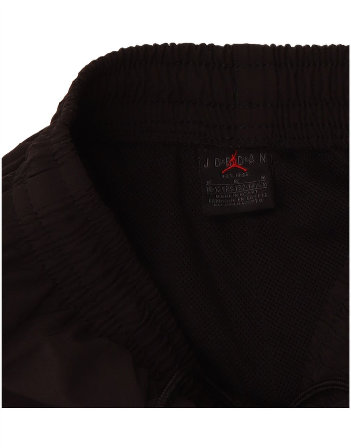 Shorts esportivos Jordan Boys 10-11 anos médio preto