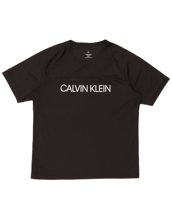 Camiseta masculina Calvin Klein Performance Graphic Top XL poliéster preto